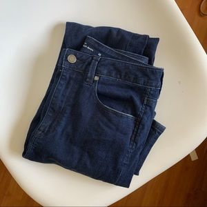 Grana Turkish Denim High Rise Cropped Skinny Jeans